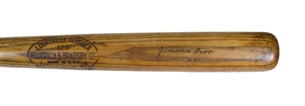 1925-28 Jimmie Foxx Rookie Era Game Used Hillerich & Bradsby Bat (PSA GU-8)